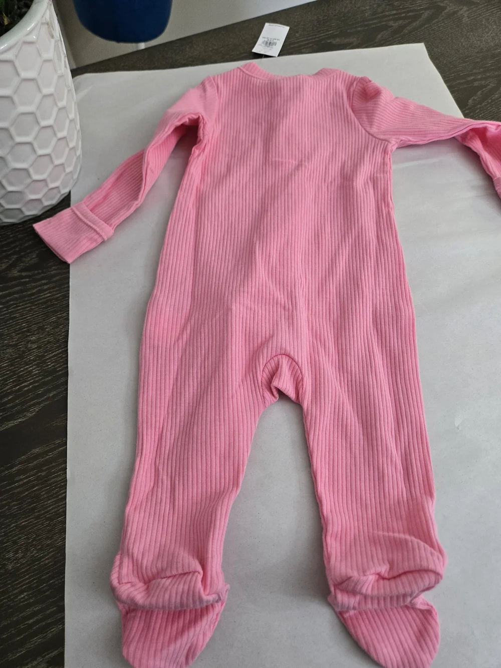NWT Old Navy Baby 0-3M Footed Pajamas 2 Pack Halloween Pink